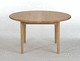 traditional coffee table / oak / round / home