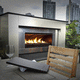 gas fireplace / built-in / free-standing / Single-sided