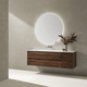 wall-hung washbasin cabinet / oak / walnut / maple