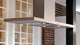 island range hood / with built-in lighting / low-noise