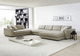 corner sofa / modular / contemporary / beige