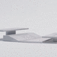 contemporary public bench / engineered stone / without backrest / without armrests