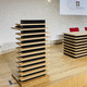 conference lectern / stand-up / bamboo / for public space