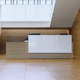 wooden reception desk