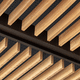 bamboo slat / with thermal-acoustic insulation included / ceiling-mounted