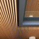 bamboo slat / finishing / protective / ceiling-mounted