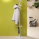 floor coat rack / contemporary / sheet metal / plastic