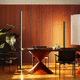 contemporary light column / aluminum / PMMA / LED