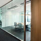 sliding partition / aluminum / commercial / for offices