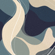 contemporary wallpaper / abstract motif / fabric look / blue