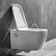 shower toilet / wall-hung / ceramic / home