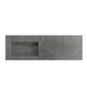 integrated washbasin / ceramic / with counter / high-gloss