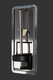 stainless steel toilet brush holder / built-in