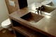 concrete wall-covering / smooth / metal look / home