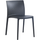 contemporary chair / polypropylene / commercial / plastic base