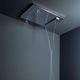 ceiling-mounted shower head / rectangular / rain / waterfall