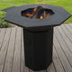 bioethanol barbecue / free-standing / COR-TEN® steel / steel