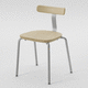 contemporary chair / indoor / oak / ash