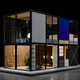 aluminum garden pavilion / aluminum frame / commercial / for office