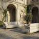modular sofa / contemporary / outdoor / made from recycled materials