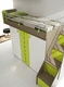 loft bed / contemporary / child's unisex / wooden