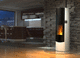 wood heating stove / 0 - 5 kW / contemporary / metal