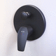 shower mixer tap / bathtub / built-in / metal