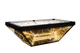 contemporary pool table / home / metal / solid wood