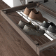contemporary shoe rack / for wardrobe / steel / home