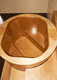 round bathtub / free-standing / professional / wooden