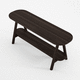 contemporary TV cabinet / ash