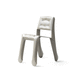 contemporary chair / stainless steel / powder-coated steel / polished stainless steel