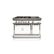 gas range cooker / professional / 2 oven / cast iron