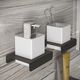commercial soap dispenser / wall-mounted / built-in / ceramic
