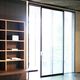 sliding patio door / wooden / double-glazed / security