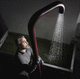 pool outdoor shower / traditional / stainless steel / home