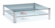 contemporary coffee table / glass / square / home