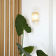 contemporary wall light / indoor / steel / rectangular