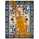 contemporary rug / animal motif / wool / silk