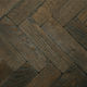 solid parquet floor / oak / aged / patina