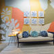 contemporary wallpaper / patterned / handmade / hand-painted