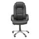 contemporary executive chair / fabric / foam / chrome