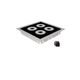induction cooktop / commercial / 4 burner / built-in