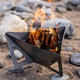 wood-burning fire pit / charcoal / steel