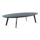 contemporary coffee table / wooden / ceramic / steel base