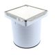 stainless steel floor drain / patio / square