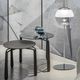 floor-standing lamp / metal / Murano glass / contemporary