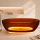 bathtub with light / oval / island / for homes