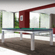 contemporary pool table / home / oak / walnut