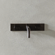 double-handle washbasin mixer tap / wall-mounted / stainless steel / bathroom